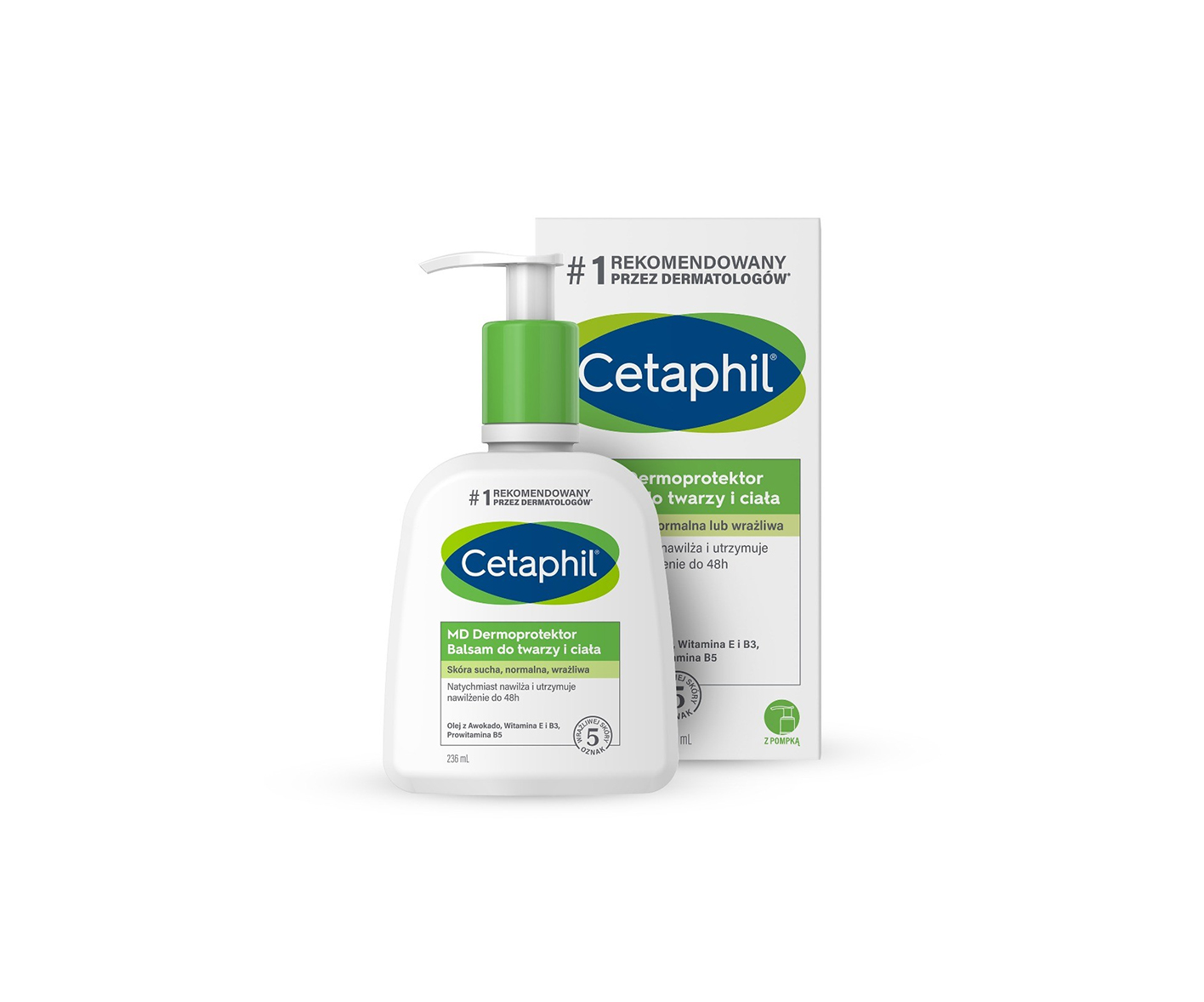 Cetaphil, MD Dermoprotektor, balsam do twarzy i ciała