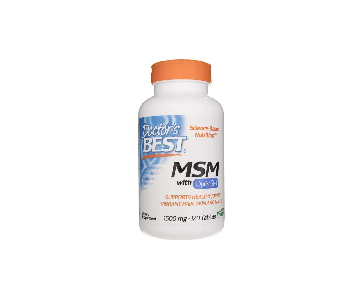 Doctor’s Best, MSM, suplement diety, 120 tabletek