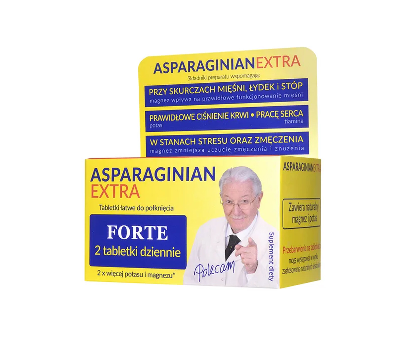 UNIPHAR, Asparaginian Extra, tabletki z magnezem i potasem