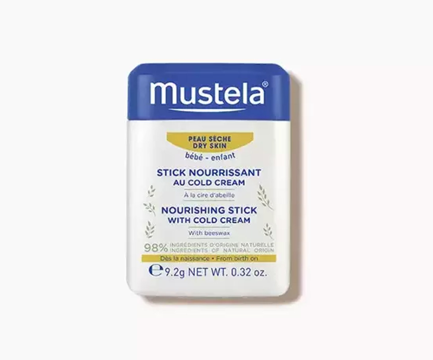 Mustela Bebè Enfant, sztyft ochronny z Cold Cream i organicznym woskiem pszczelim