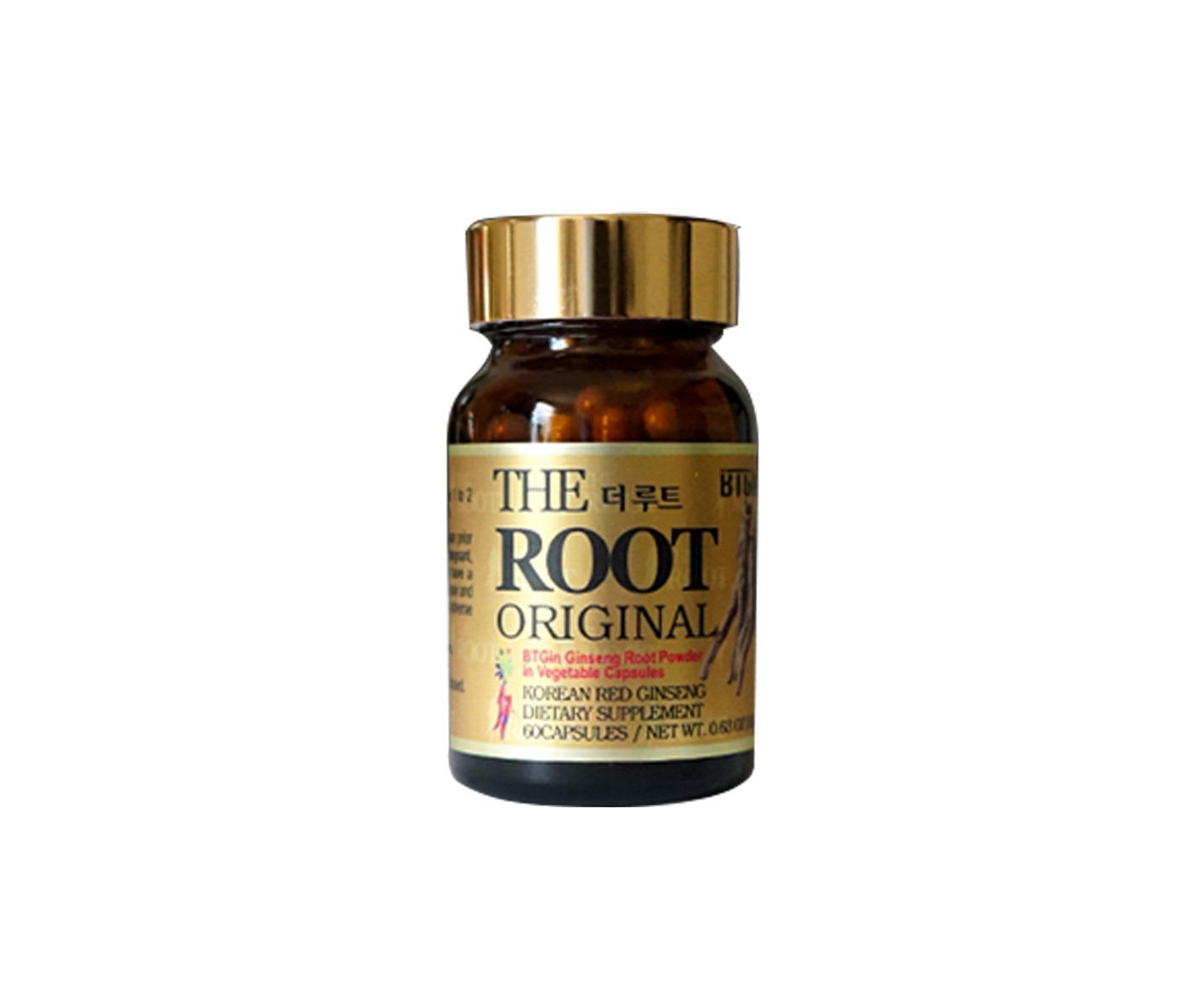 The Root Original, Rg3 Enriched Authentic Korean Ginseng Capsules, Suplement redukujący stres 