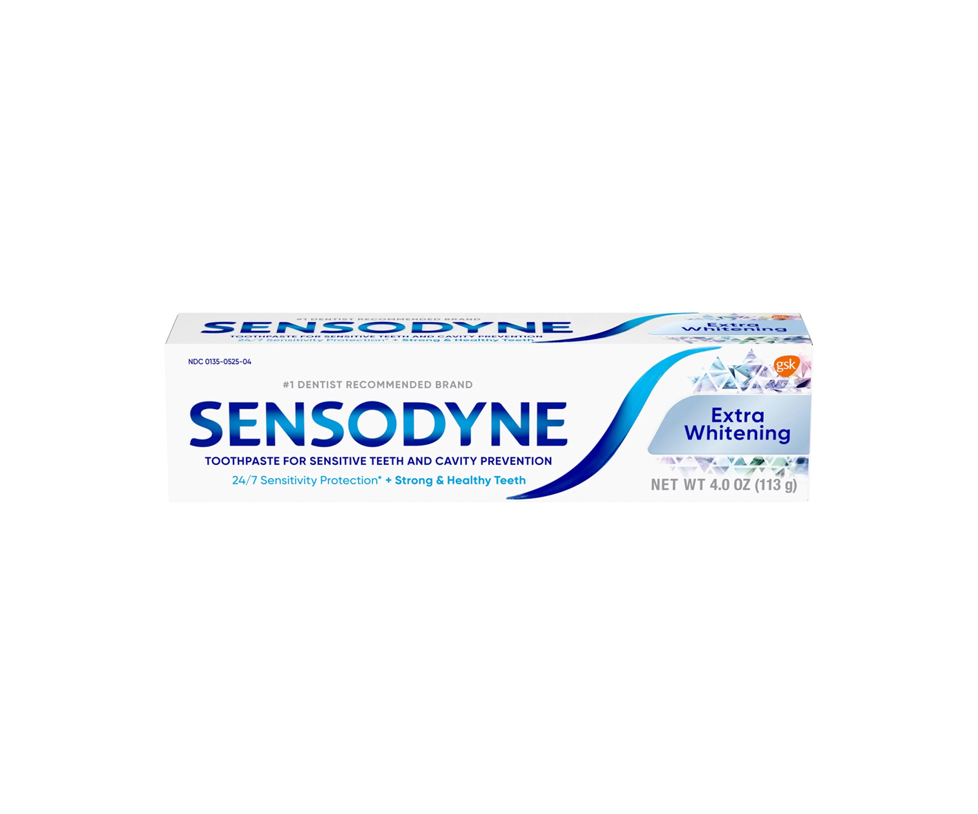 Sensodyne, Extra Whitening Sensitive, balinamoji dantų pasta