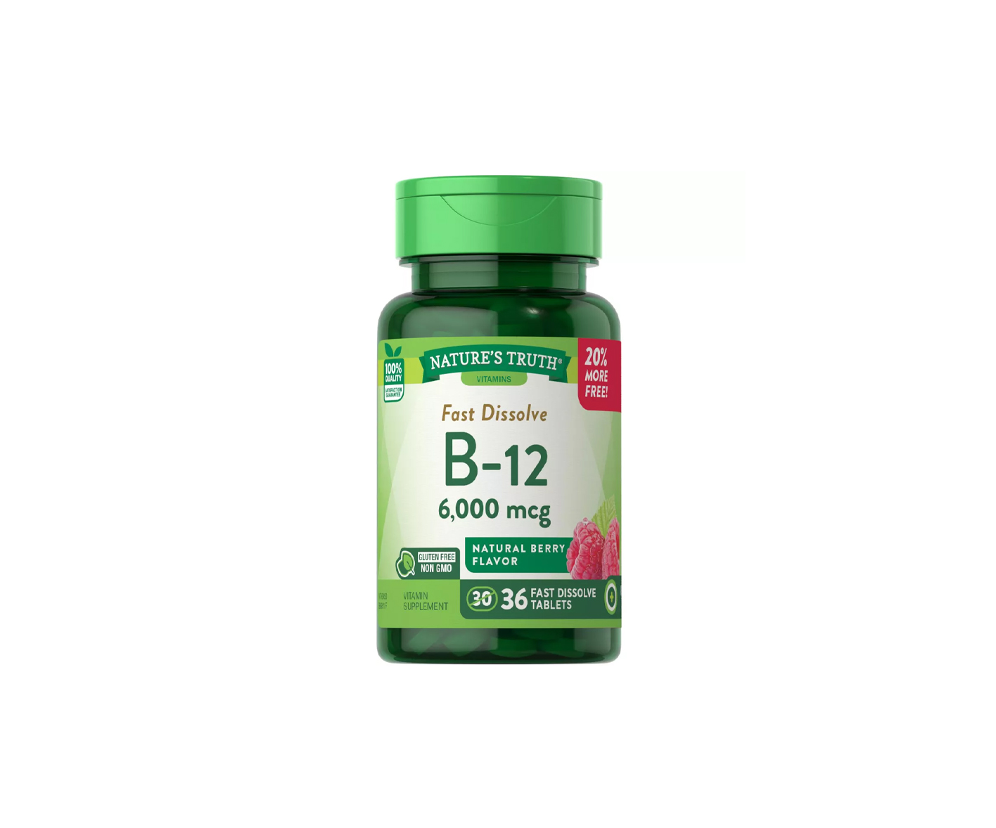 Nature's Truth, B12 Vitamin, Witamina B12 w kapsułkach