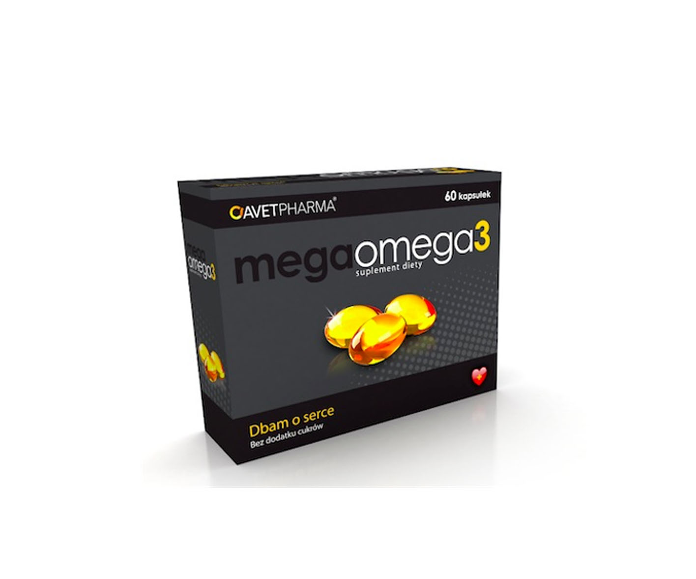 AvetPharma, Mega Omega-3, suplement diety, 60 kapsułek