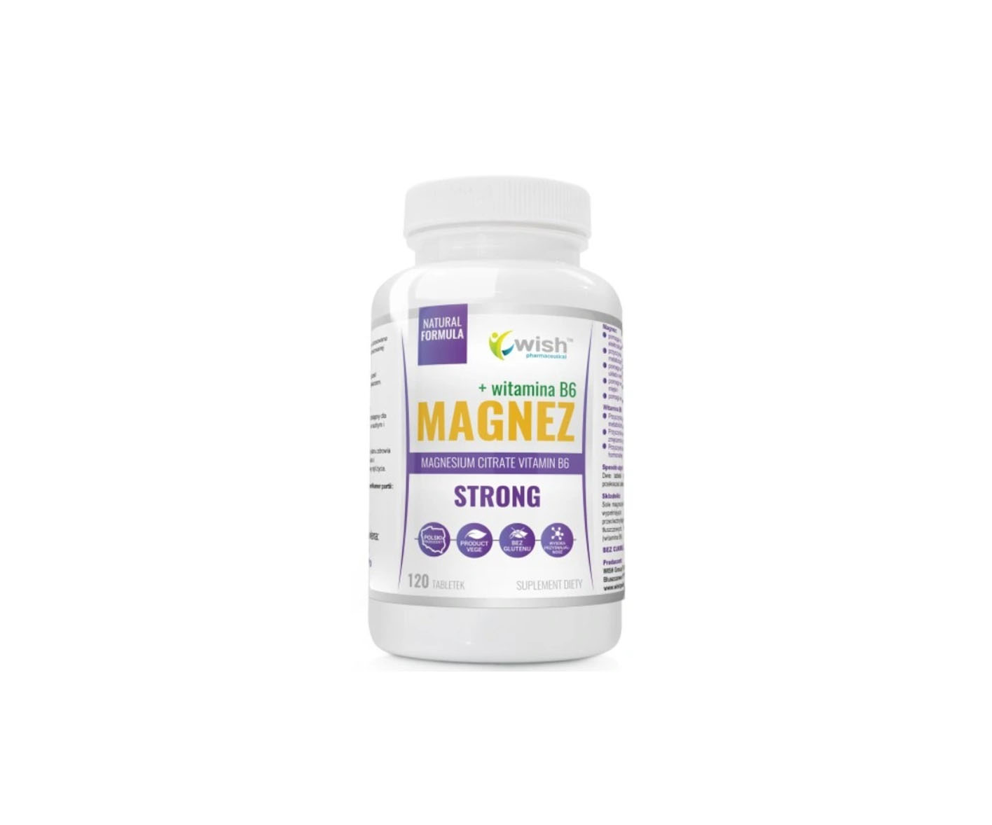 Pharmaceutical, Wish, Magnez B6 w tabletkach