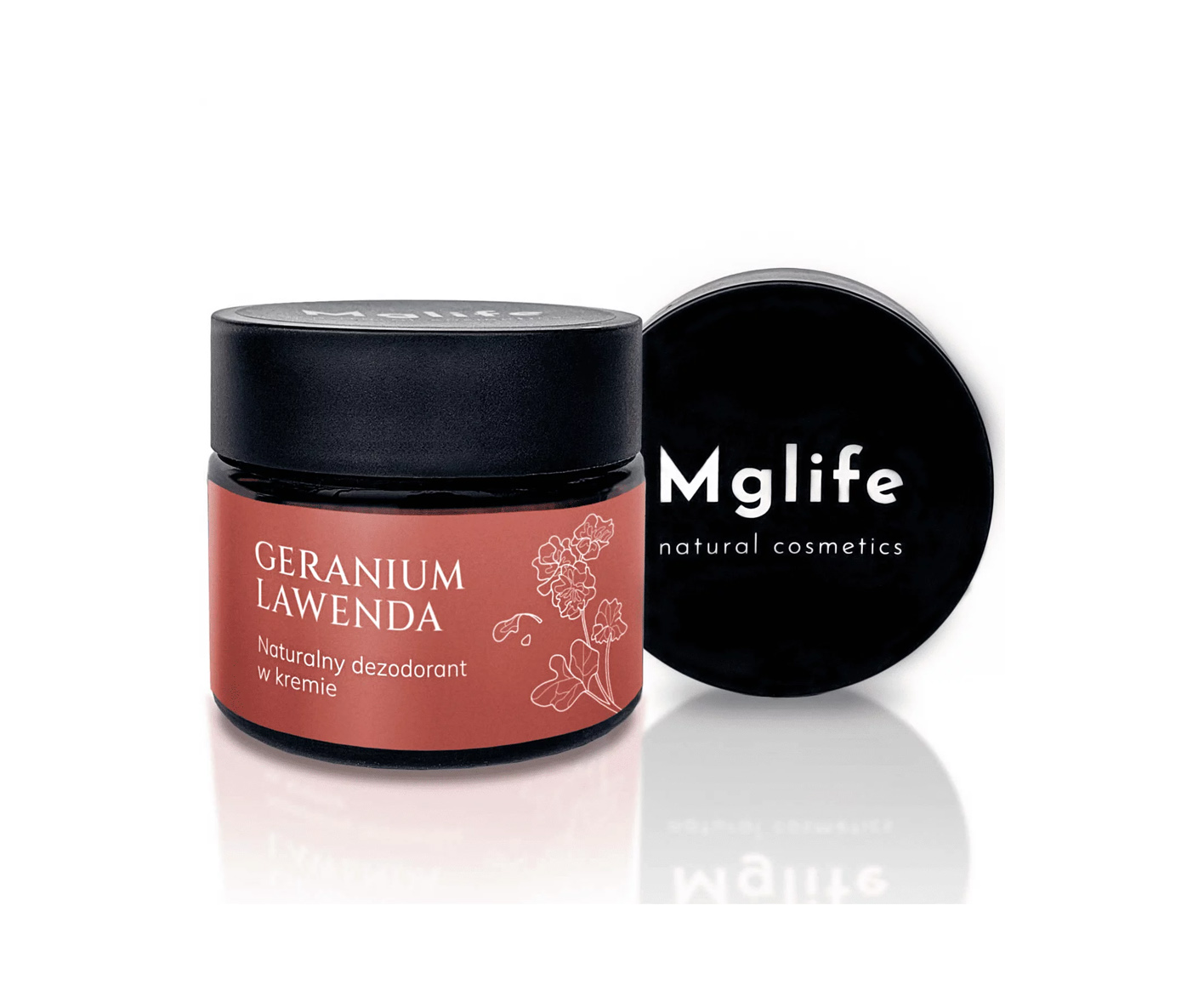 Mglife, Geranium Lawenda, naturalny dezodorant w kremie