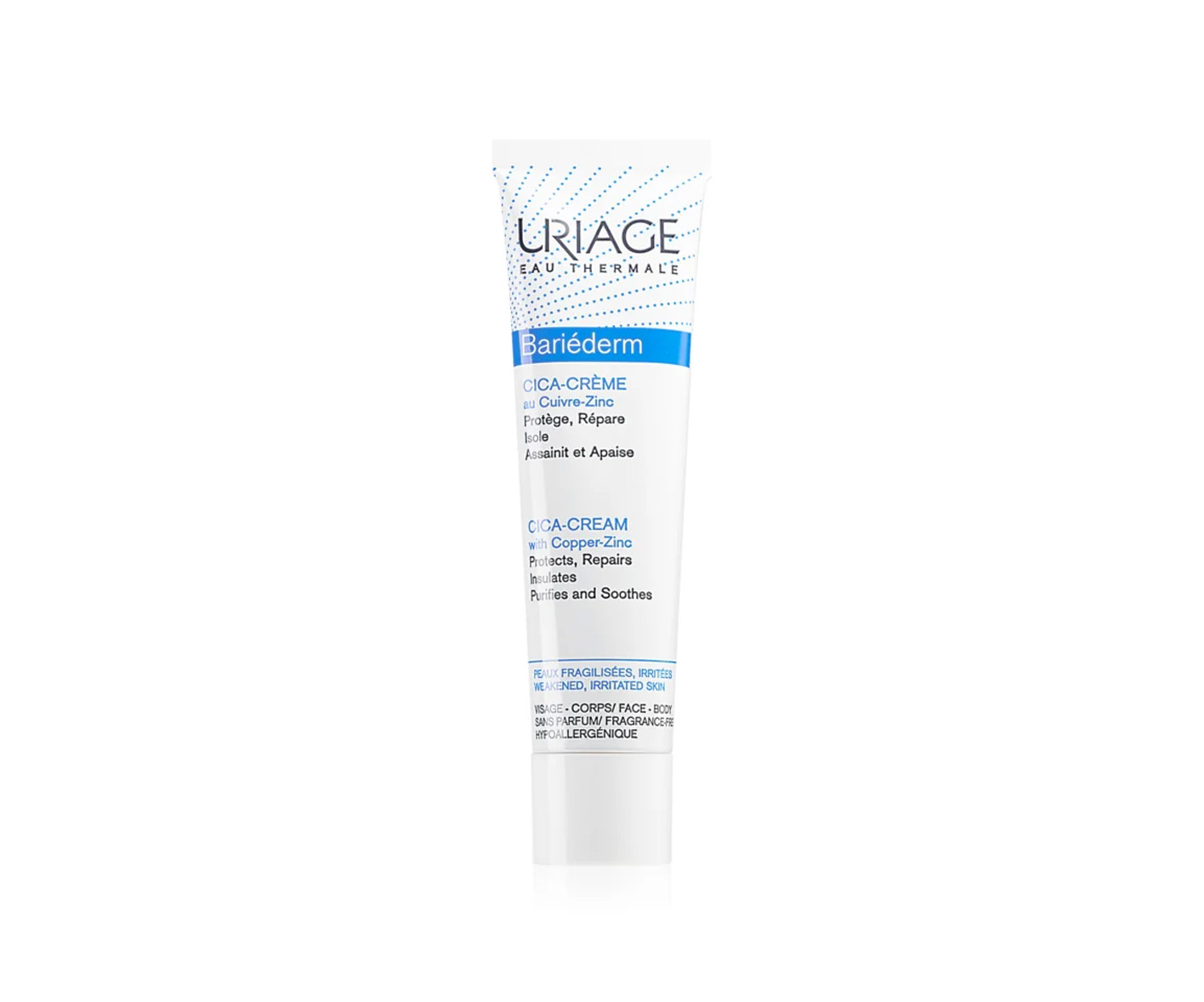 Uriage Bariederm Cica, regenerating cream with zinc