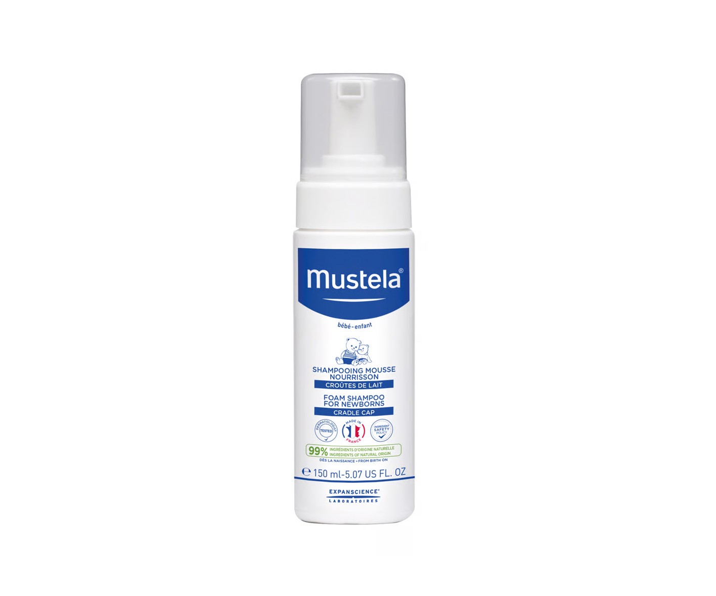 Mustela Bebe, baby shampoo for dandruff