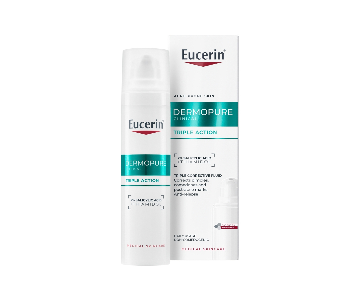 Eucerin, DermoPure Triple Effect, Serum na trądzik pospolity