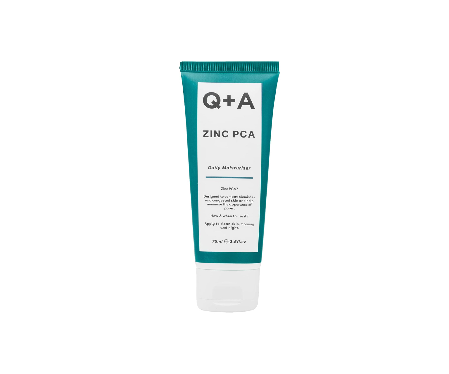  Q+A Zinc PCA, krem na trądzik pospolity, 75 ml