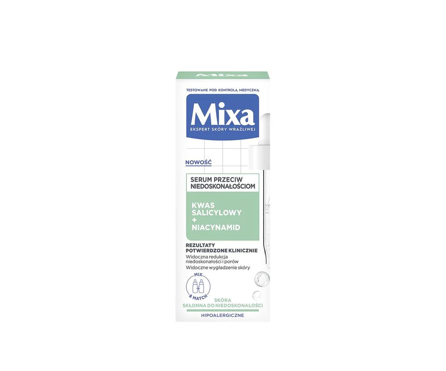 Mixa, Serum przeciw niedoskonałościom, Serum na trądzik