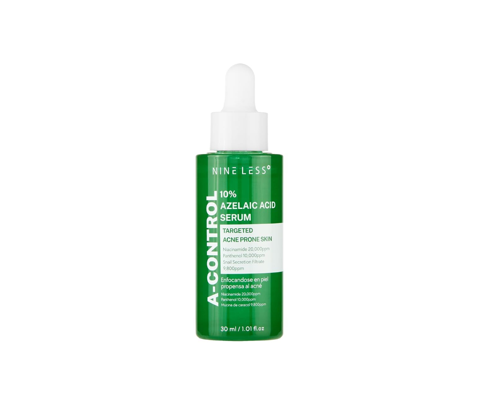 Nine Less, A-Control, serum na trądzik z 10% kwasem azelainowym, 30 ml