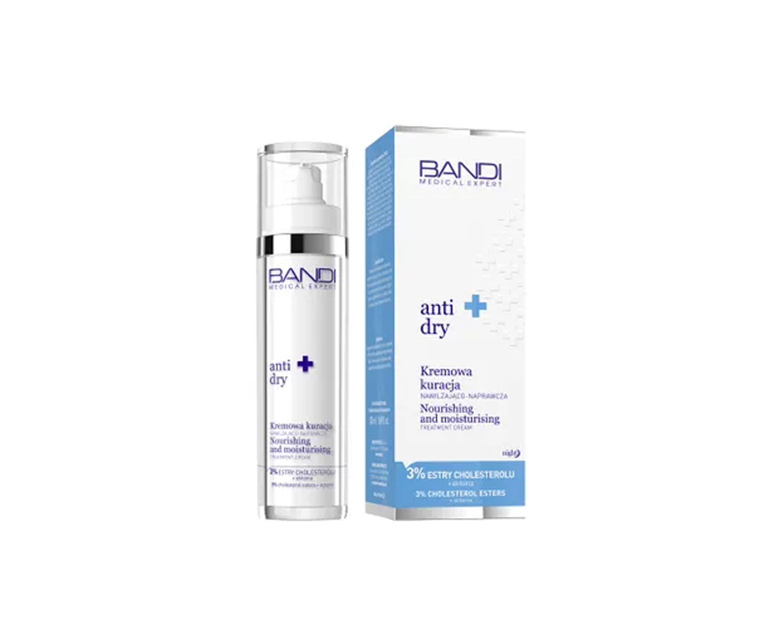 Bandi Anti-Dry, Kremowa kuracja nawilżająco-naprawcza