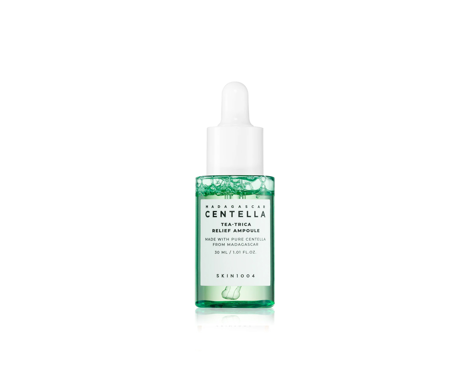 SKIN1004 Madagascar Centella Tea-Trica Relief Ampoule, Serum kojące do twarzy do skóry z problemami na łojotok