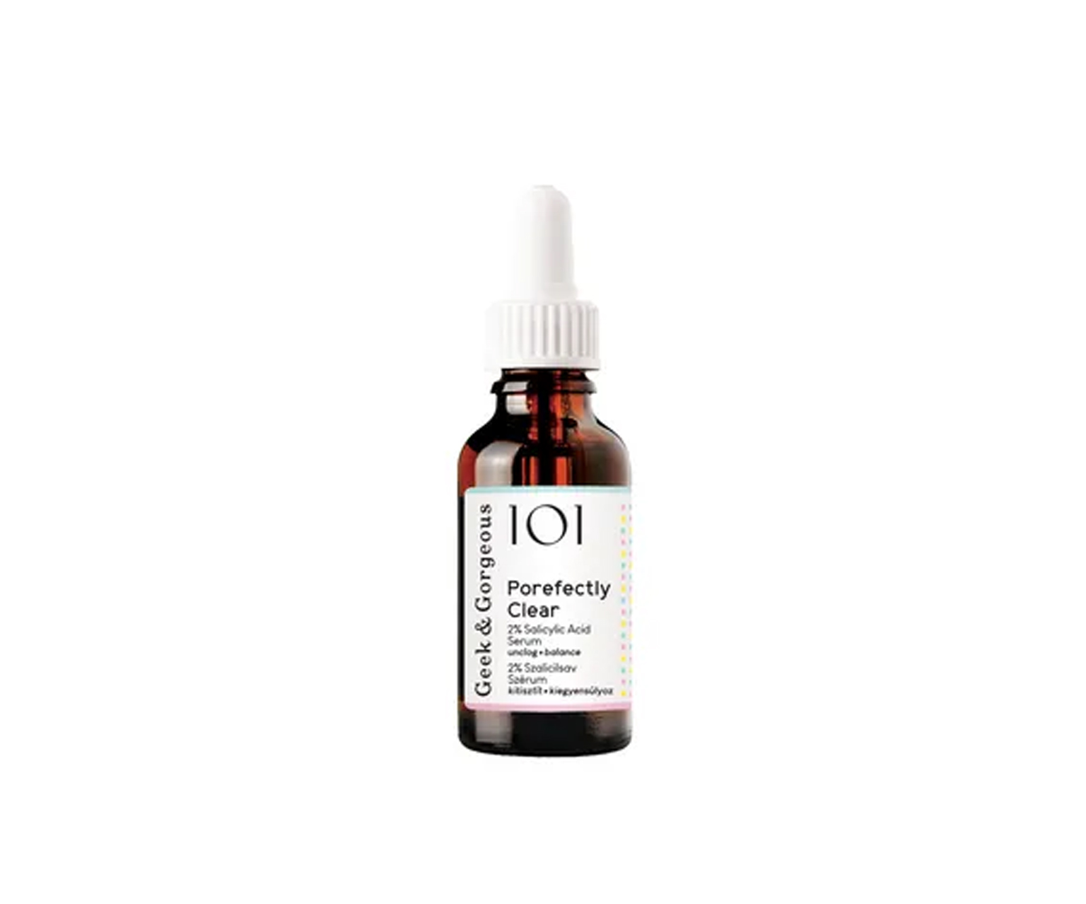 Geek & Gorgeous Porefectly Clear, serum z kwasem salicylowym 2% do cery problematycznej na łojotok