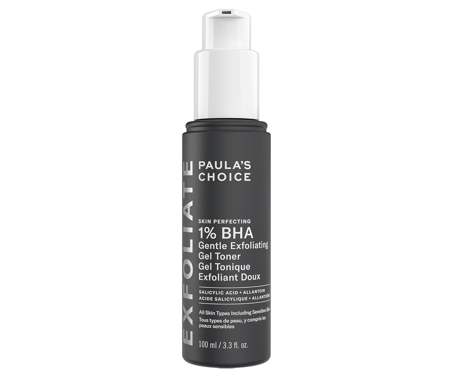 Paula’s Choice, Skin Perfecting 1% BHA Gentle Exfoliating Gel Toner, tonik na trądzik na plecach, 100 ml