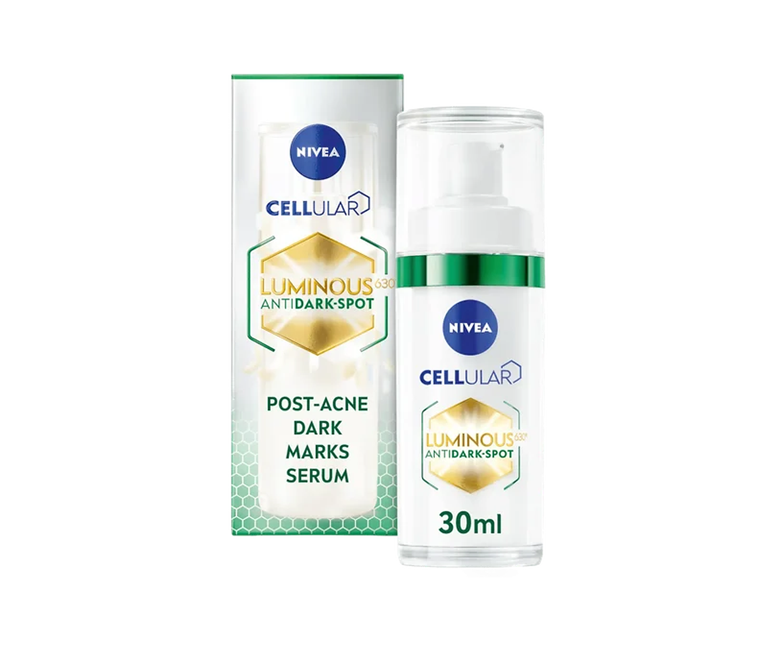 Nivea, Cellular Luminous 630, serum na przebarwienia po trądziku, 30 ml