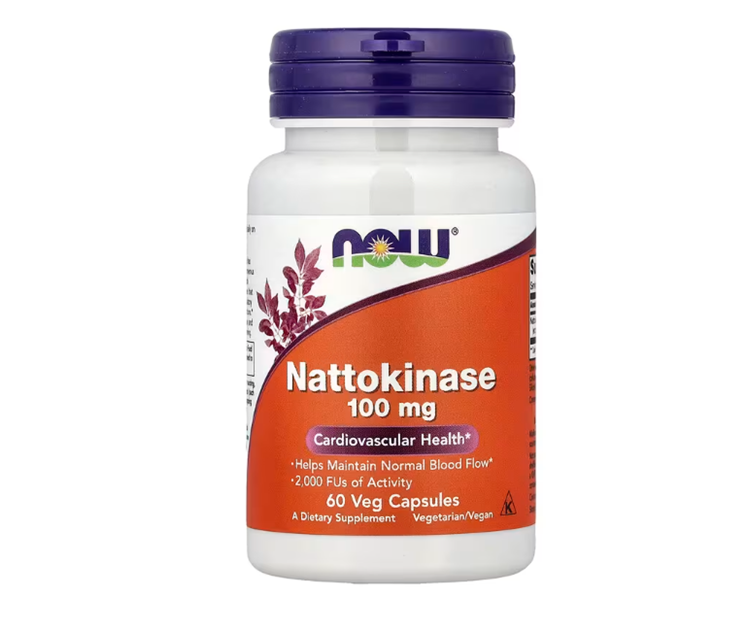NOW Foods, Nattokinaza 100 mg