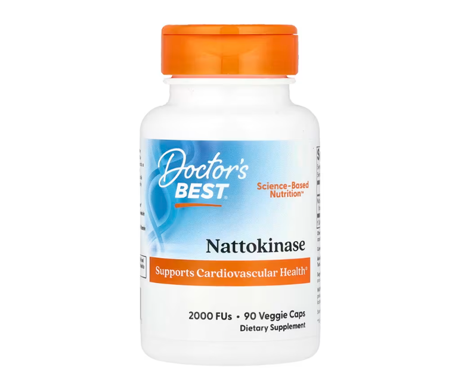 Doctor's Best, Nattokinase 2000 FU, Suplement na układ krążenia