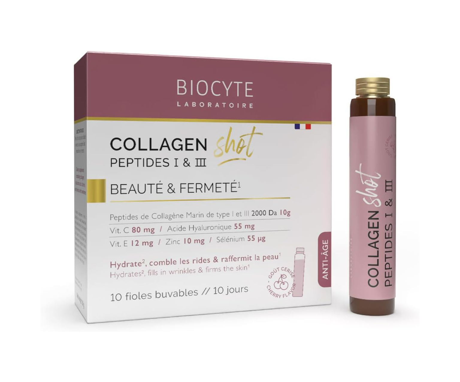 Biocyte, Collagen Shot, kolagen w płynie, 10 szt
