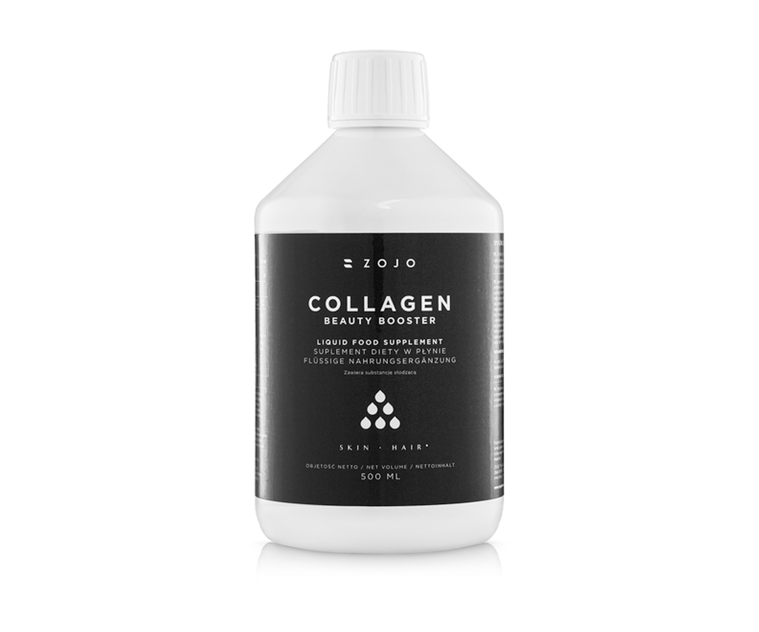 Zojo, Collagen Beauty Booster, kolagen do picia, 500 ml