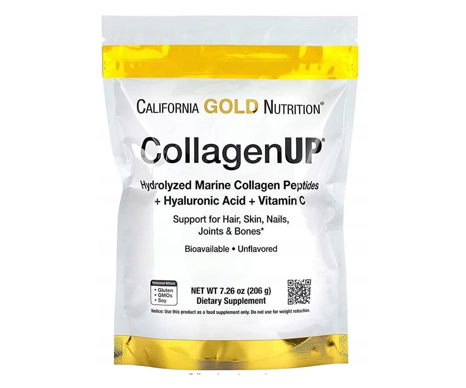 California Gold Nutrition, CollagenUP, kolagen do picia, 206 g