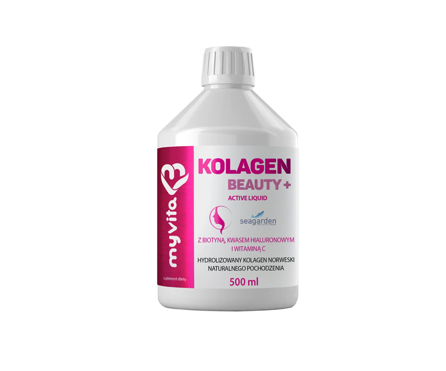 MyVita, Kolagen Beauty+ Active, kolagen w płynie, 500 ml