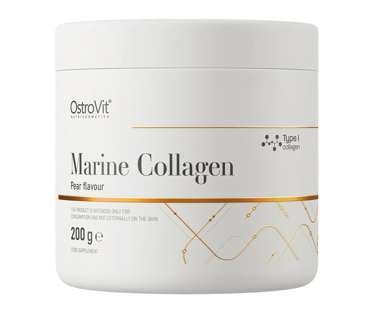 OstroVit, Marine Collagen, kolagen rybi, 200 g
