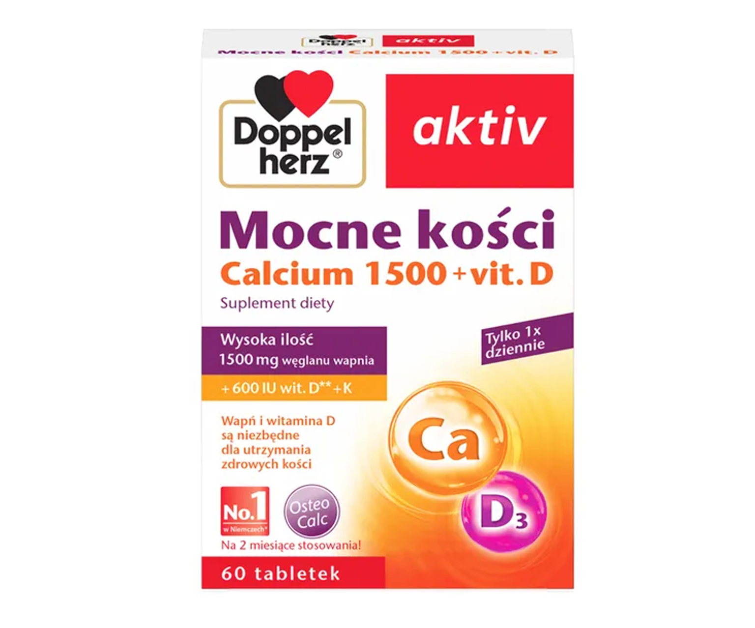 Doppelherz aktiv Mocne kości, Suplement diety na zdrowe kości