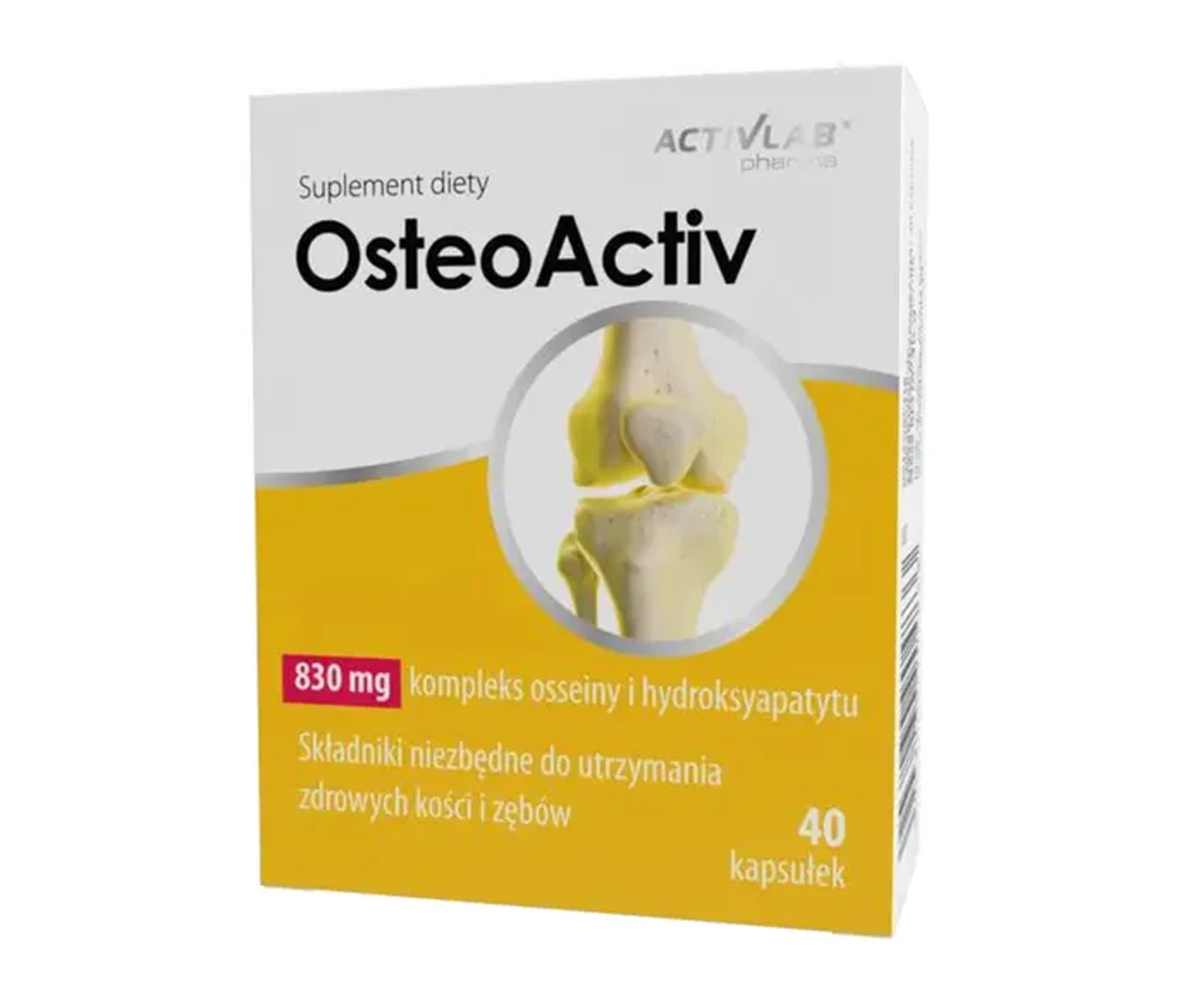 Activlab Pharma, OsteoActiv, Suplement diety na zdrowe kości