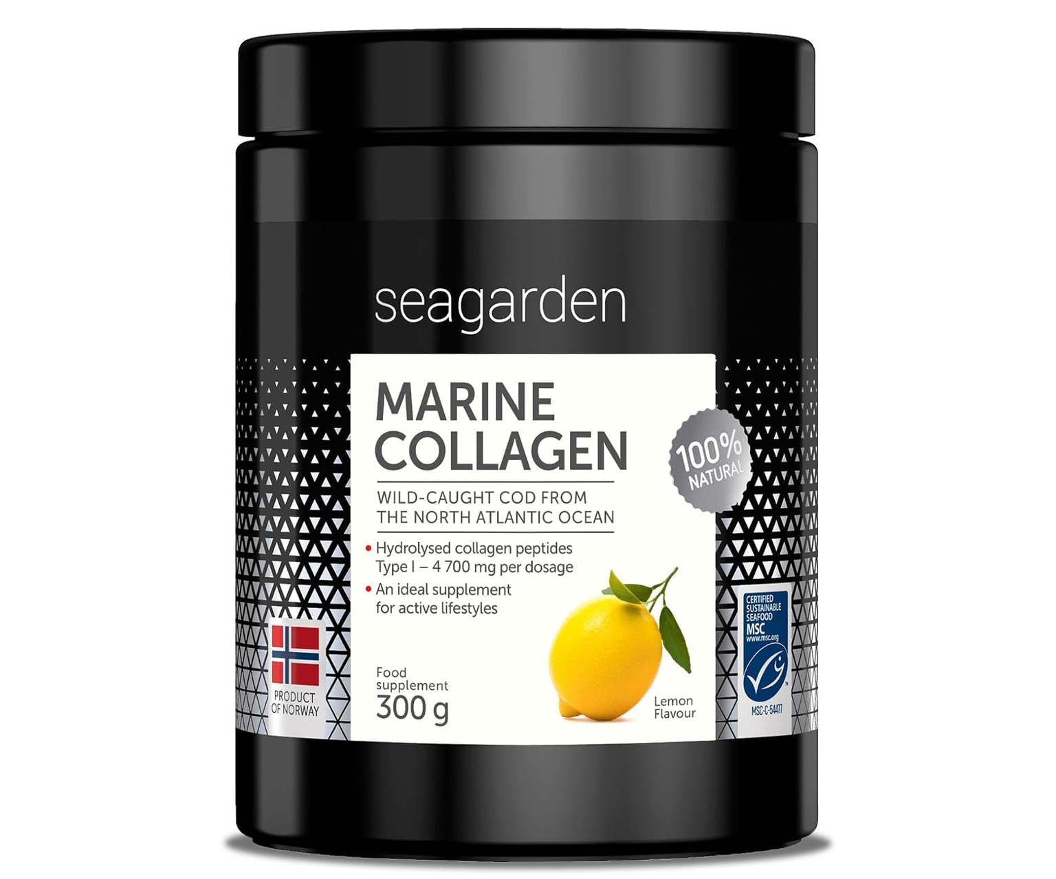 Seagarden, Marine Collagen, kolagen rybi, 300 g
