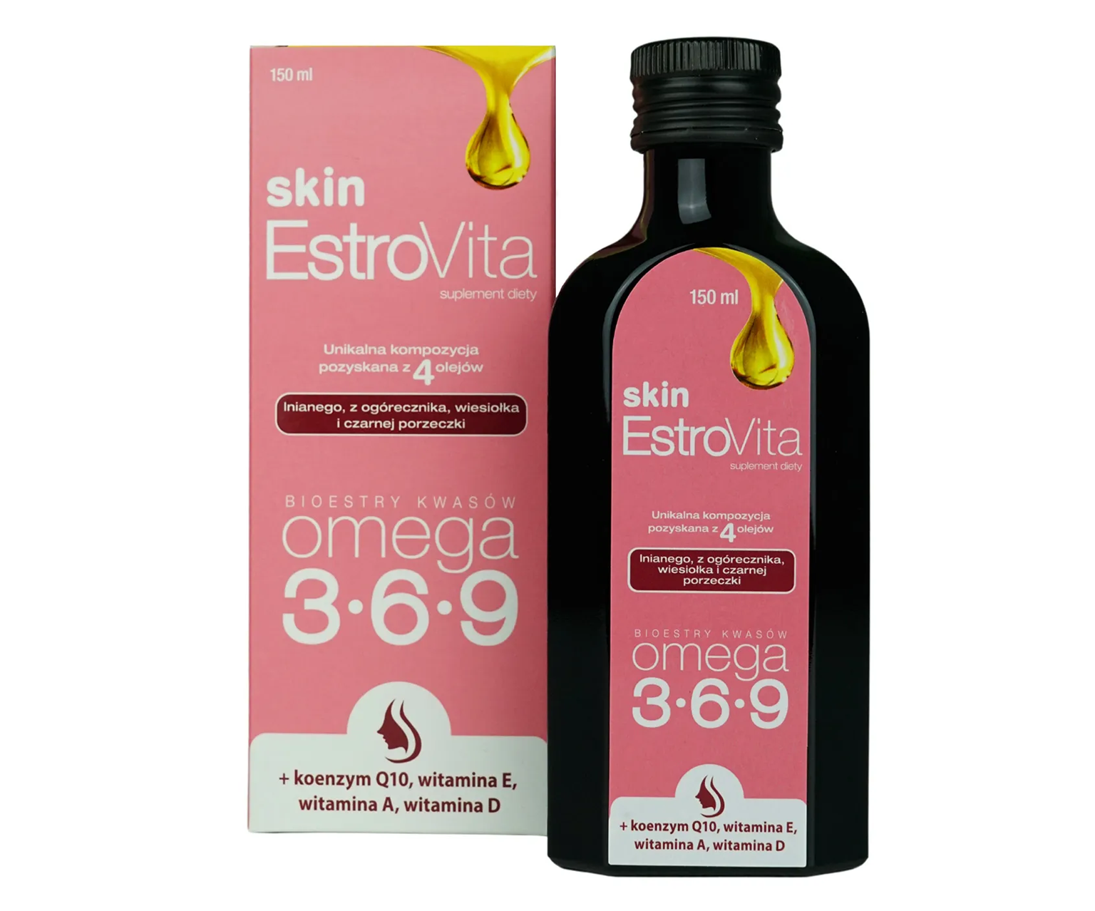 EstroVita Skin, Oleje do picia na skórę