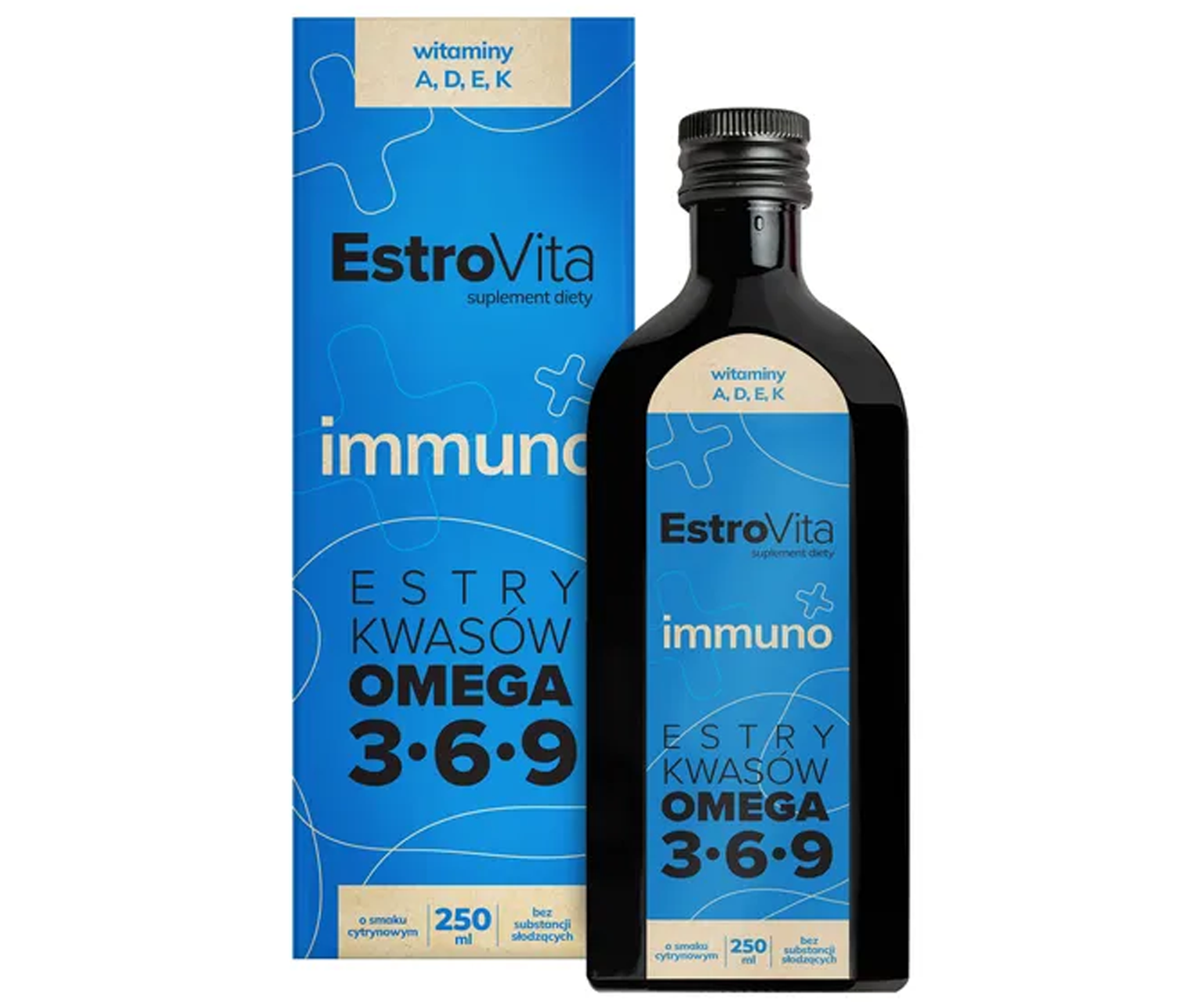 EstroVita Immuno, Oleje na odporność 3-6-9, Roślinny olej na odporność