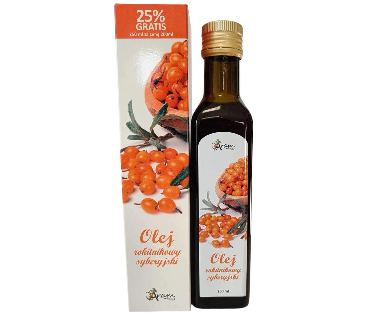 Aram Natura, Olej rokitnikowy 100% z rokitnika syberyjskiego