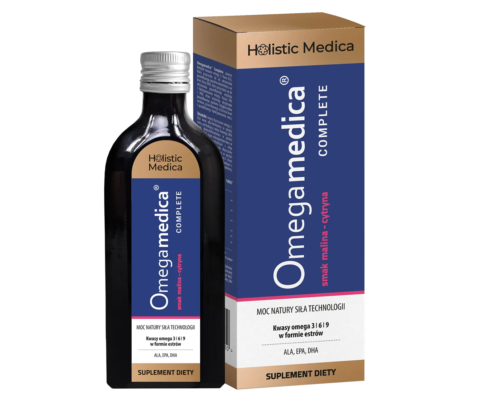 Omegamedica, Complete, Oleje do picia na skórę