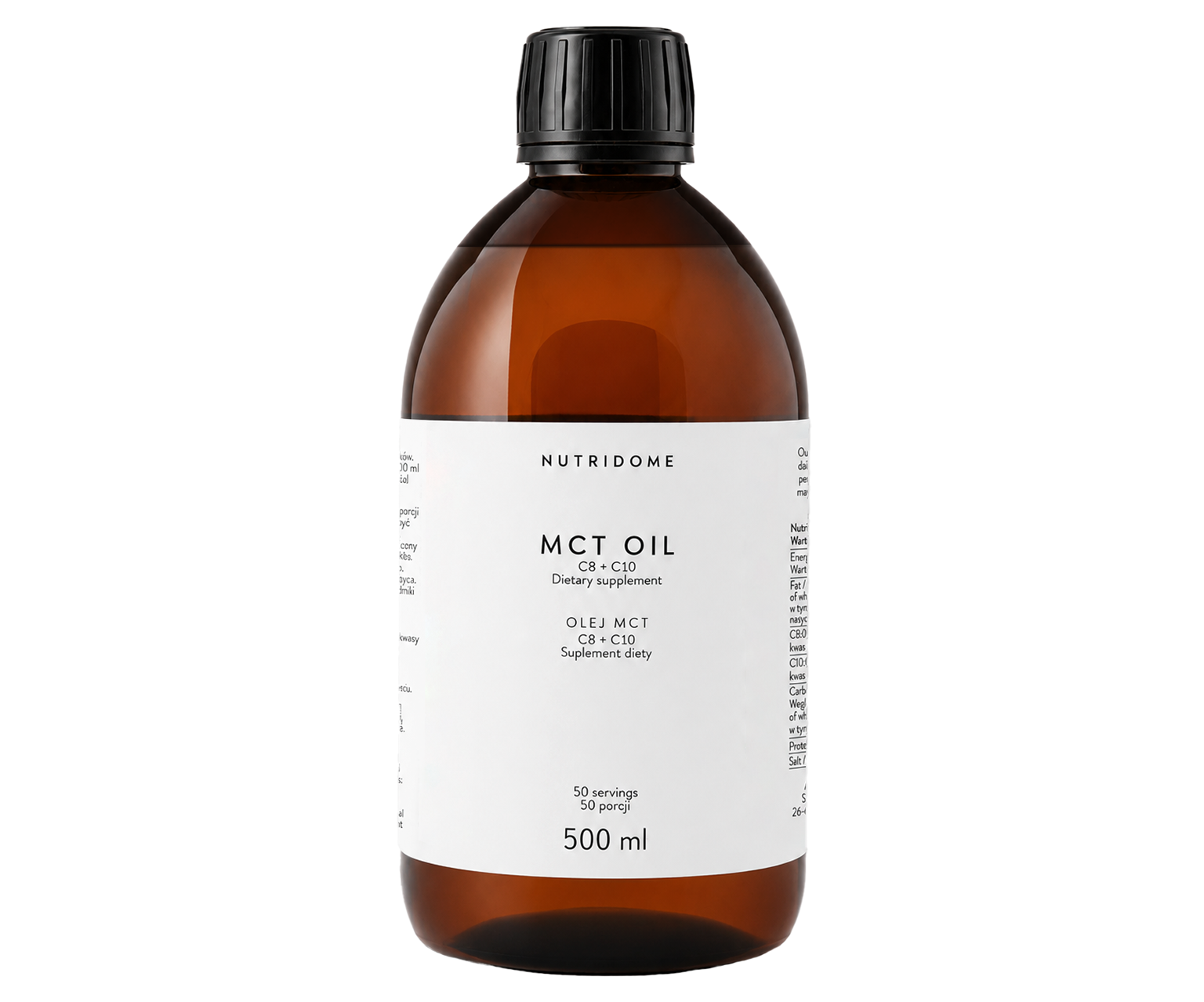 Nutridome, Olej MCT C8+C10 do picia na wsparcie energii i koncentracji