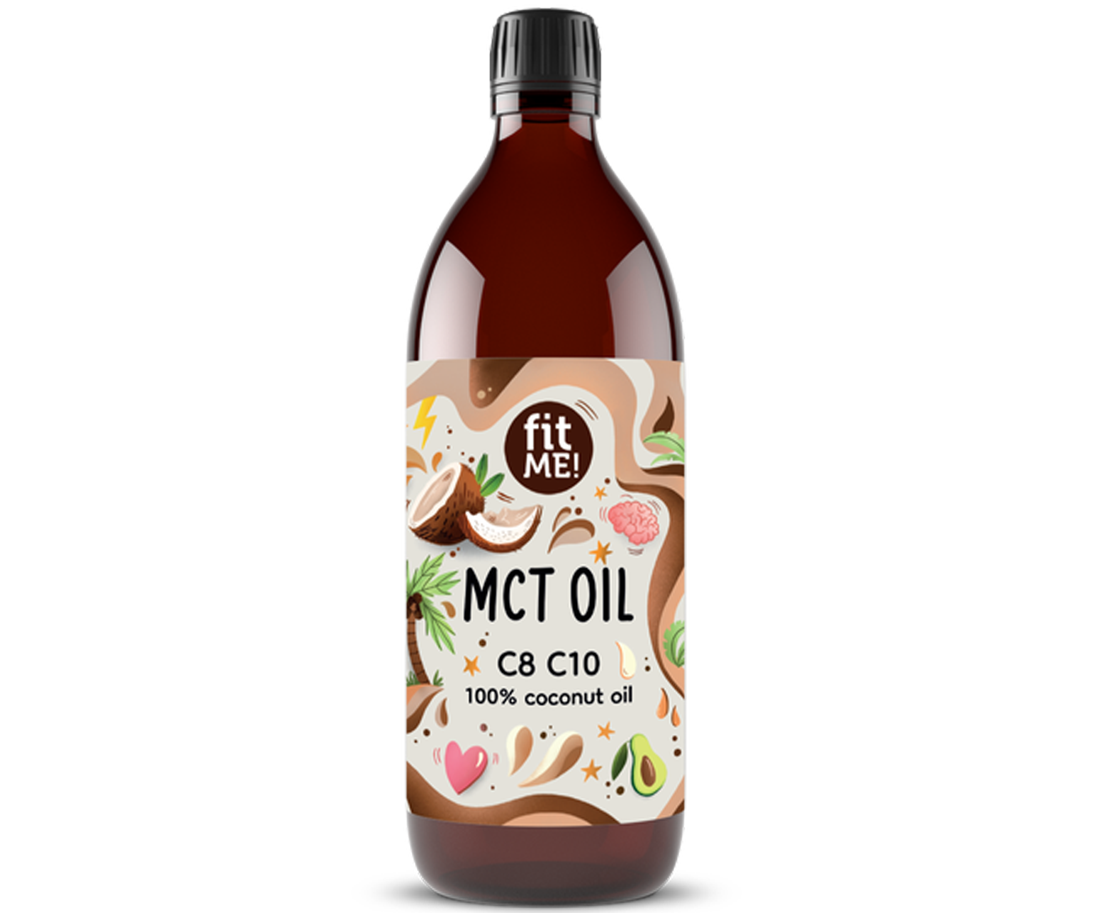 FitME, Olej MCT C8+C10, Olej MCT do picia na wsparcie energii