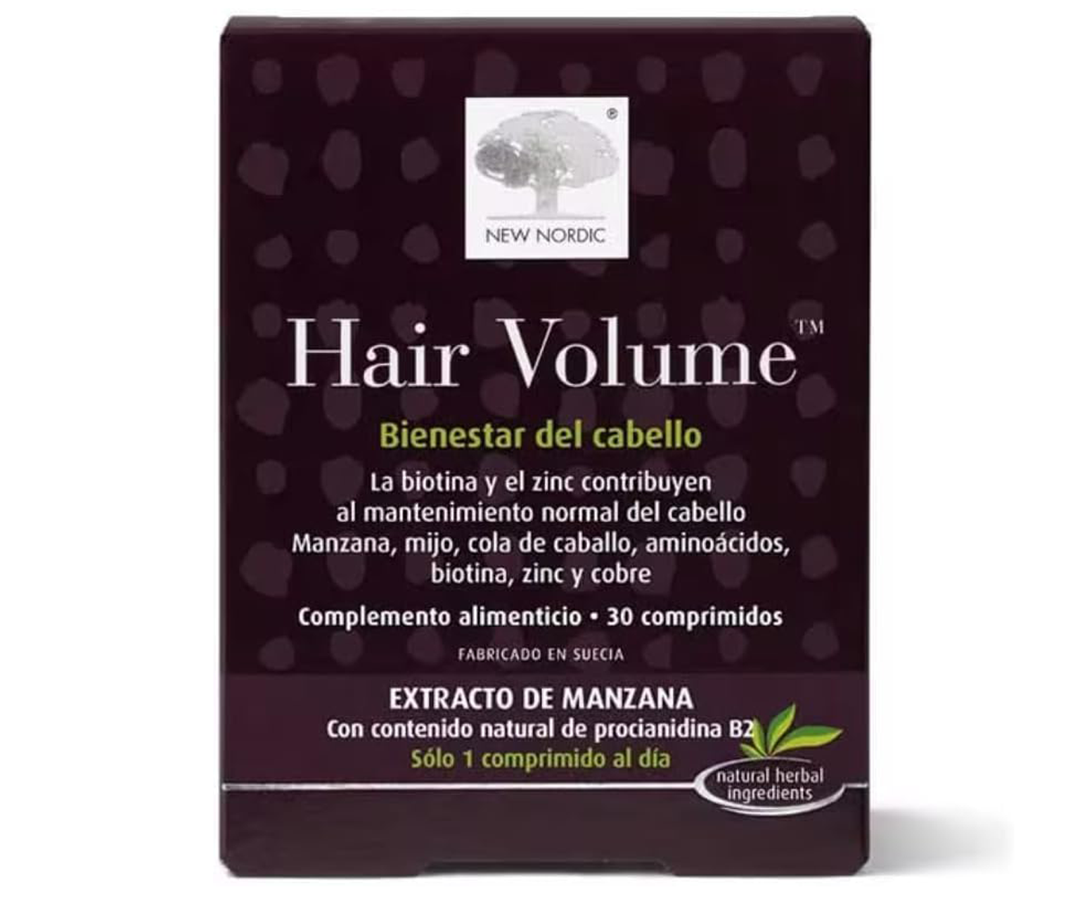 New Nordic, Hair Volume, suplement diety z biotyną, 30 tabletek