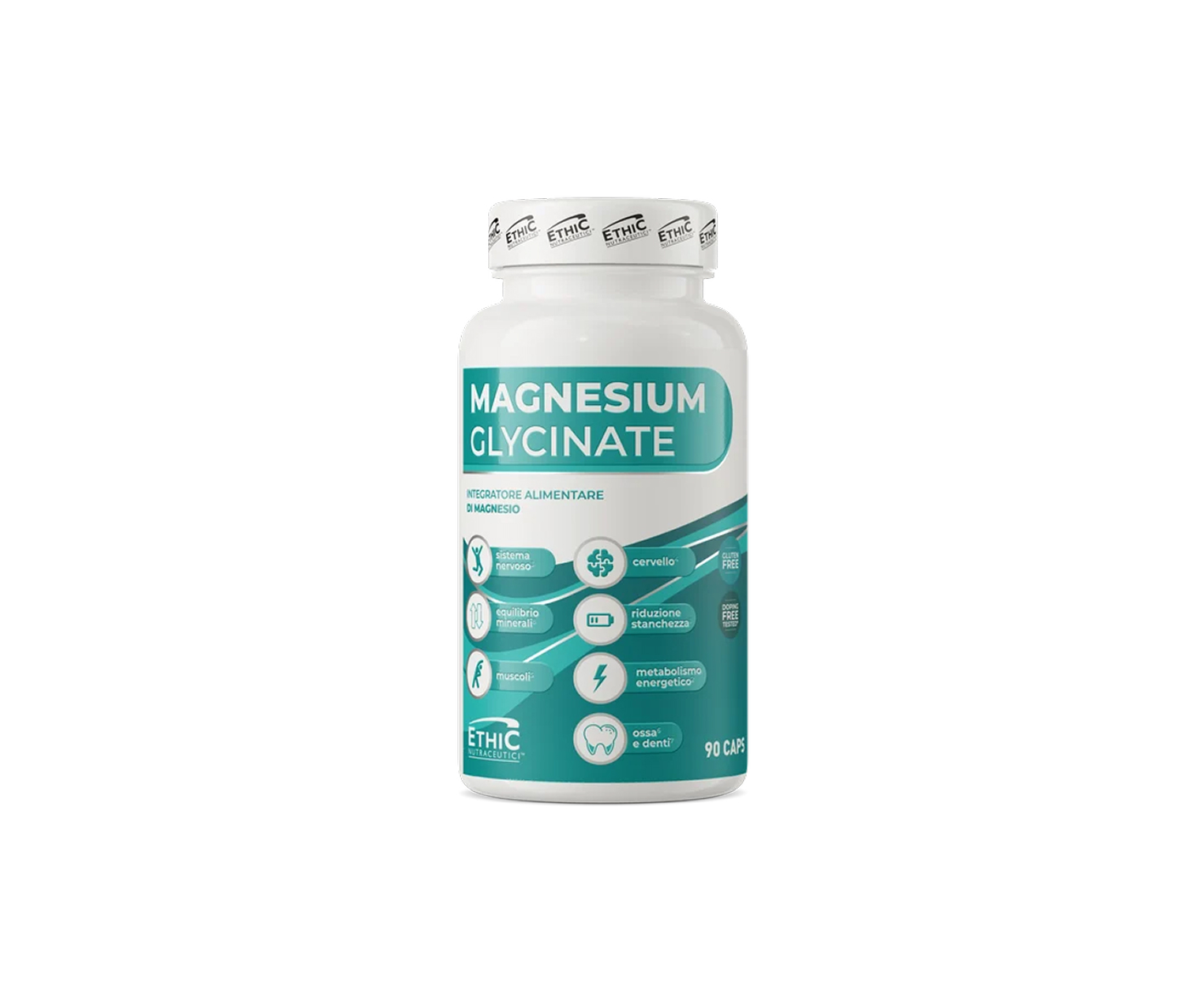 Ethic Nutraceutici, Magnesium Glycinate, 90 kapsułek