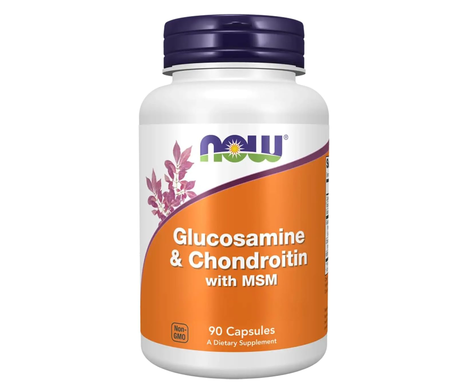 Now Foods, Glucosamine & Chondroitin with MSM, suplement diety na zdrowe kości, 90 kapsułek