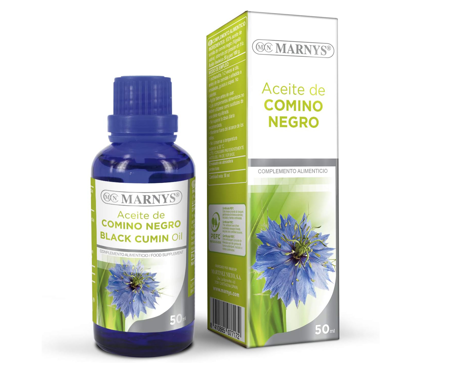 Marnys, Olej z czarnuszki na odporność, 50 ml