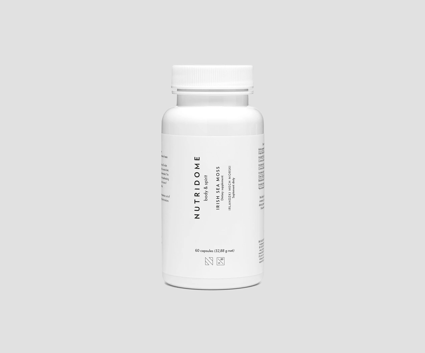 Nutridome, Mech irlandzki morski z ekstraktem z Chondrus crispus, suplement diety, 60 kapsułek
