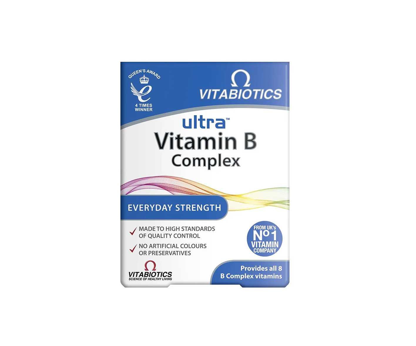 Vitabiotics, Ultra, Vitamin B Complex, suplement diety, 60 tabletek