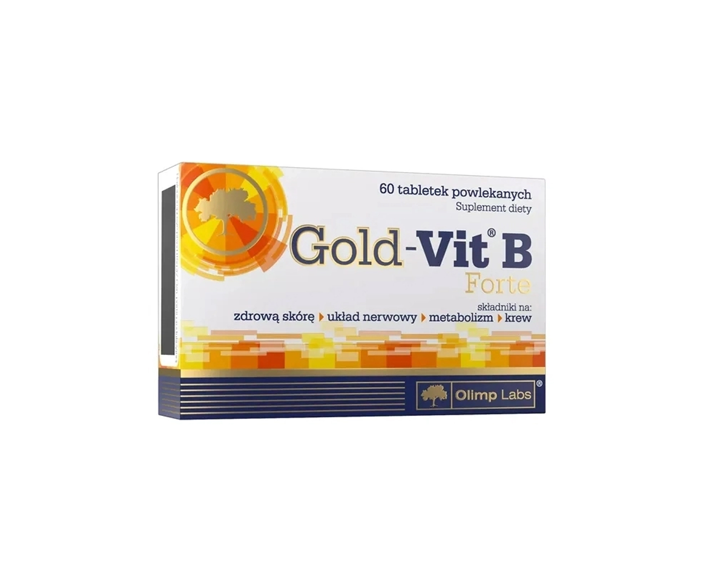 Olimp, Gold-Vit B, Forte, witamina B-Complex, 60 tabletek powlekanych