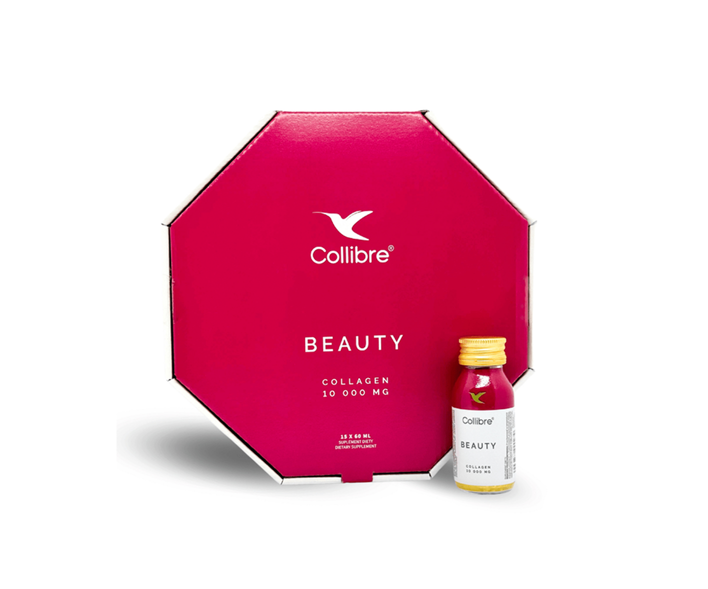 Collibre, Beauty Shot, shoty kolagenowe, 15 × 60 ml