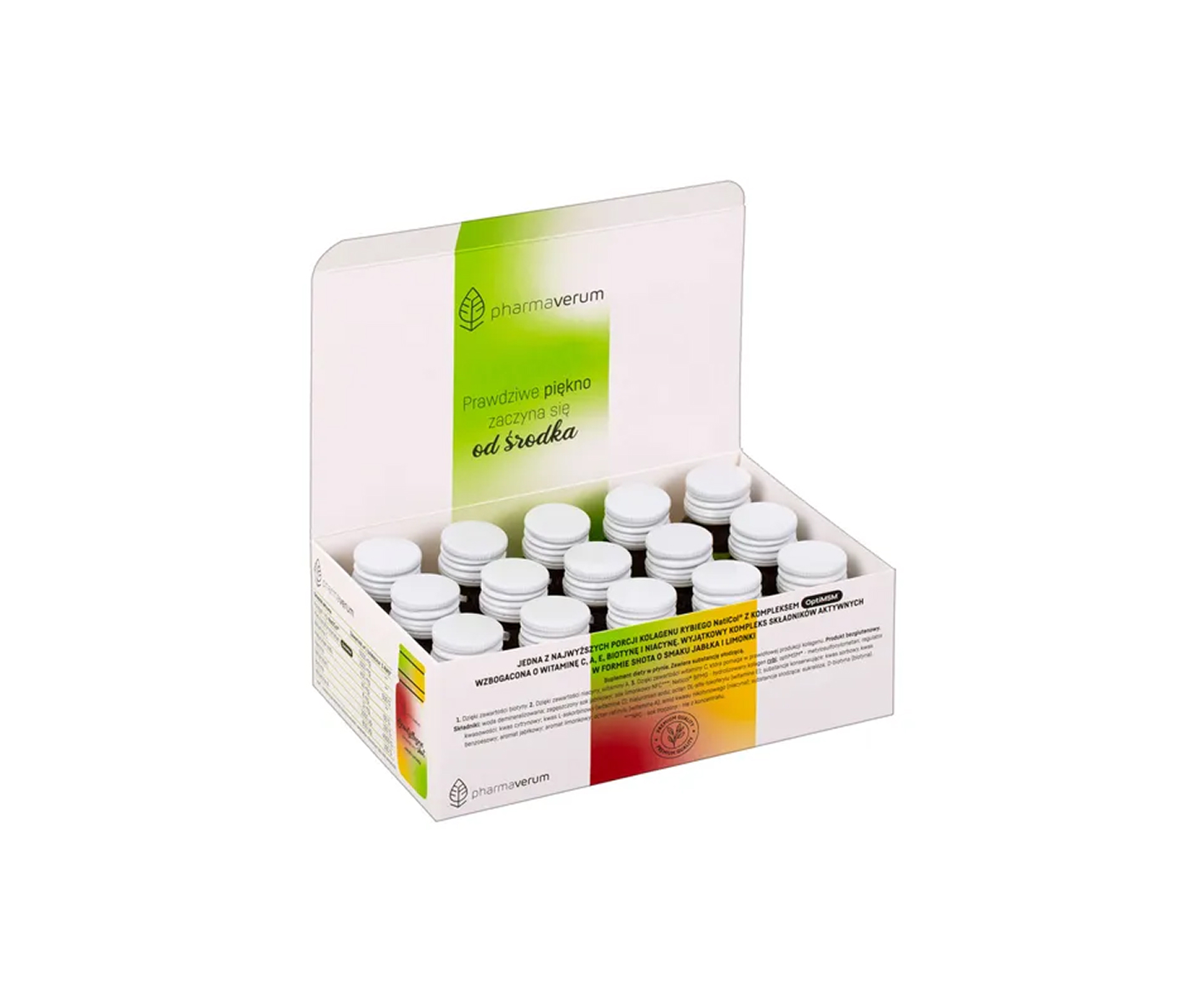 Beautyllagen Shot, shoty kolagenowe, 15 × 30 ml