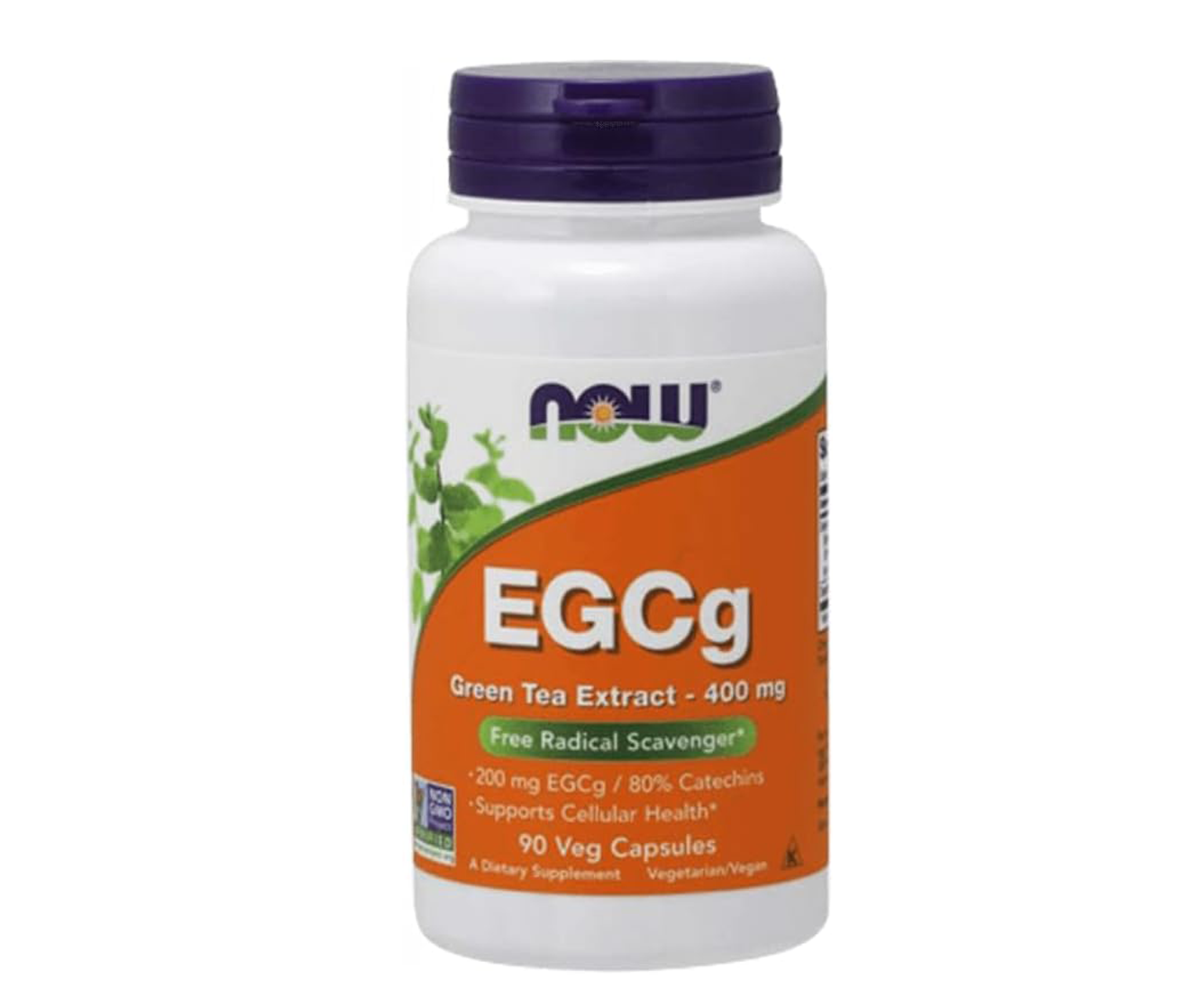 Now Foods, EGCg, suplement na cellulit, 90 kapsułek