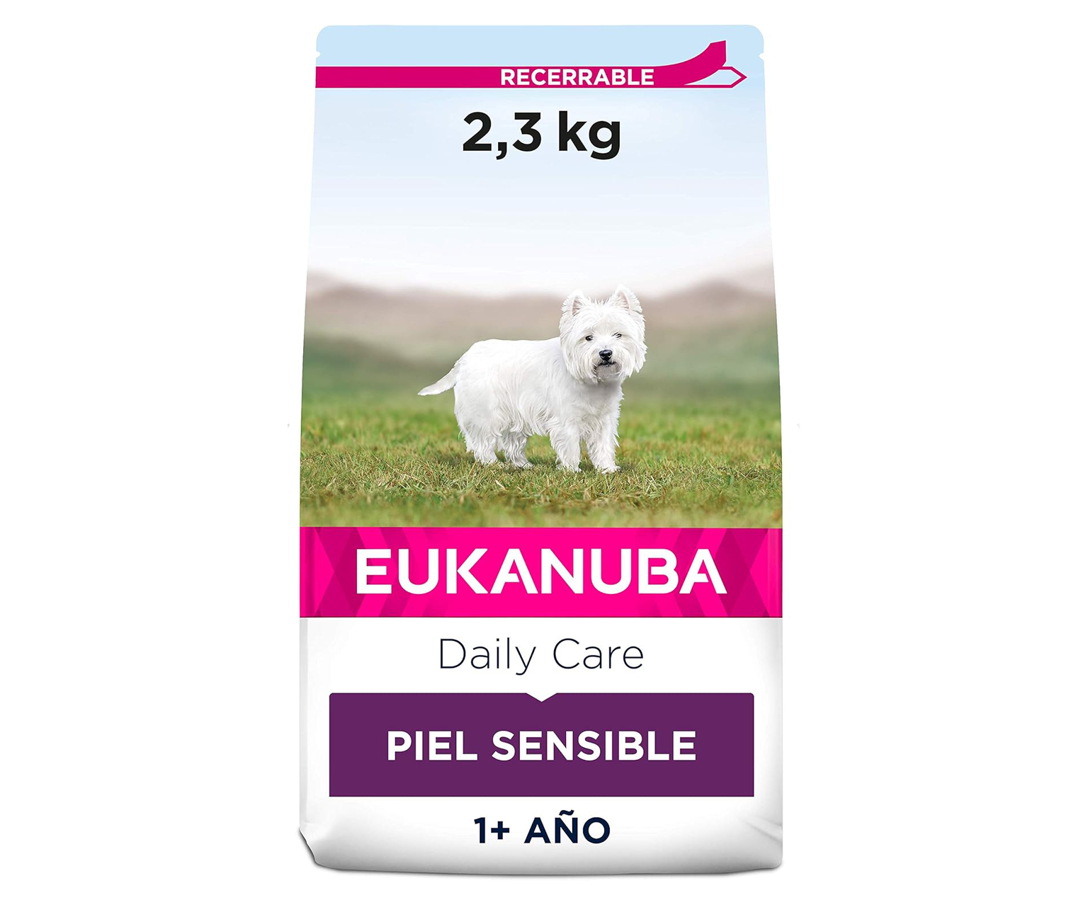 Eukanuba, Daily Care, Sensitive Skin, karma dla psów na sierść i skórę, 2,3 kg