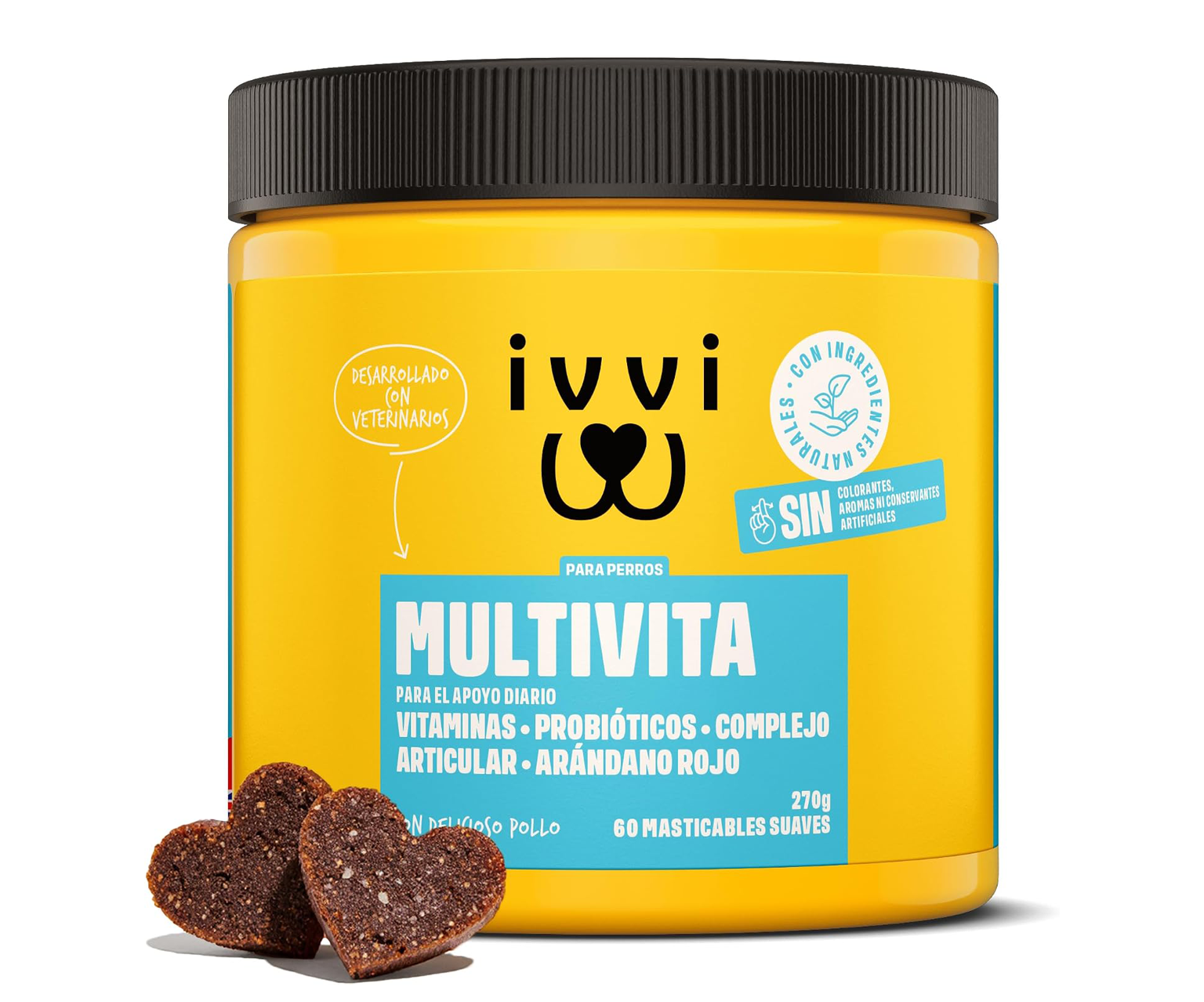 Ivvi, Multivita, multiwitamina dla psów, 60 ciasteczek