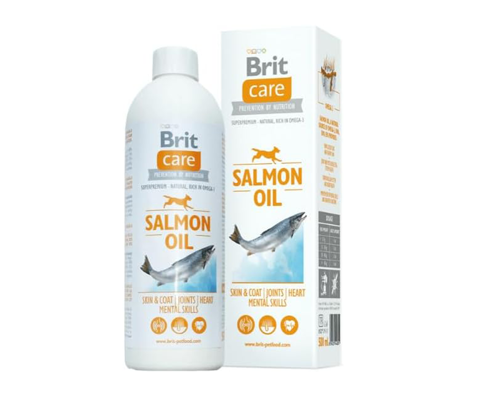 Brit Care, Olej z łososia dla psów, 250 ml